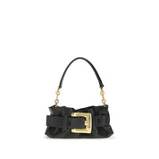 Balmain Black Calf Leather Mini Anthem Shoulder Bag