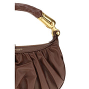 Balmain Brown Calf Leather Mini Bag