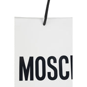 Moschino White Calf Leather Shoulder Bag