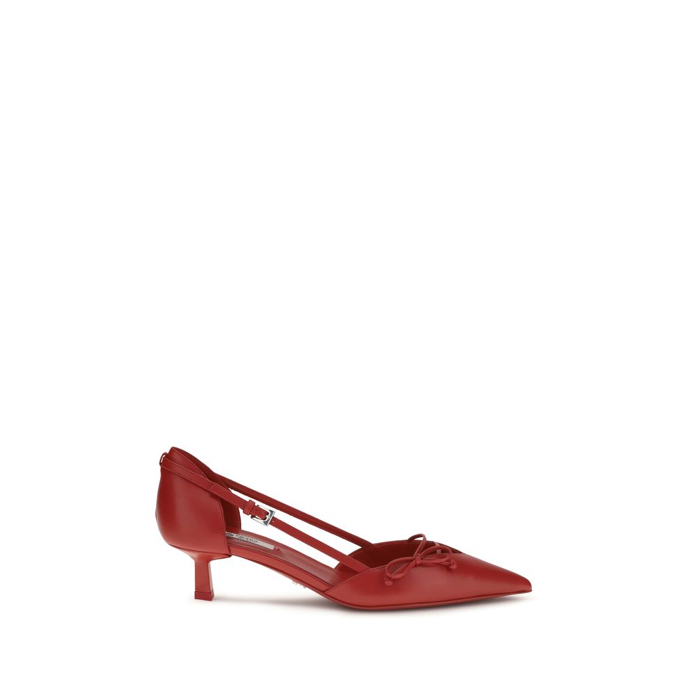 Prada Multicolor Goatskin High-Heel Pumps