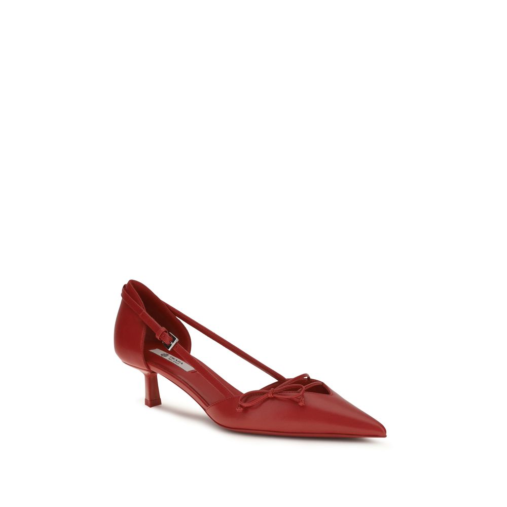 Prada Multicolor Goatskin High-Heel Pumps