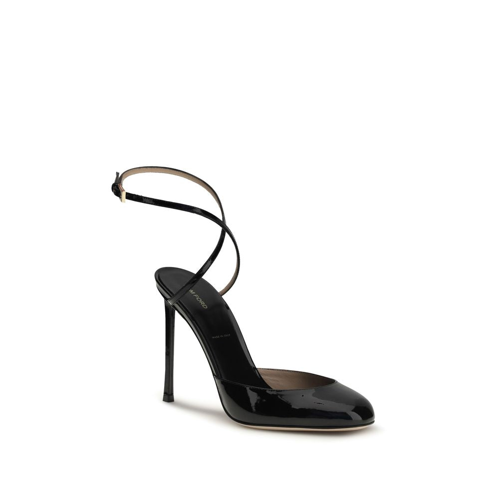 Tom Ford Black Patent Leather Stiletto Pumps