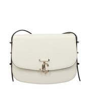 Jimmy Choo Blue and White Leather Crossbody Bag