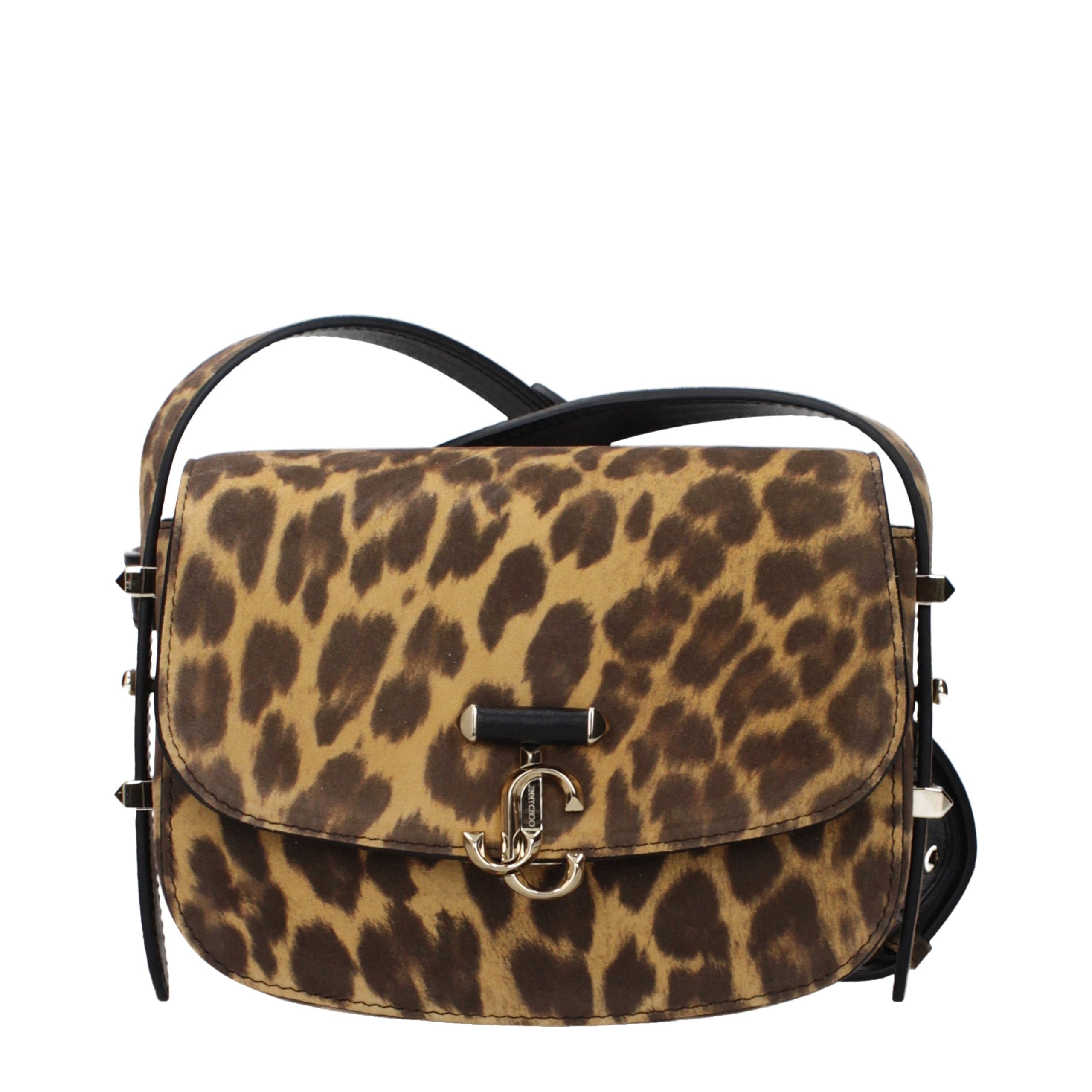 Jimmy Choo Brown Suede Crossbody Bag
