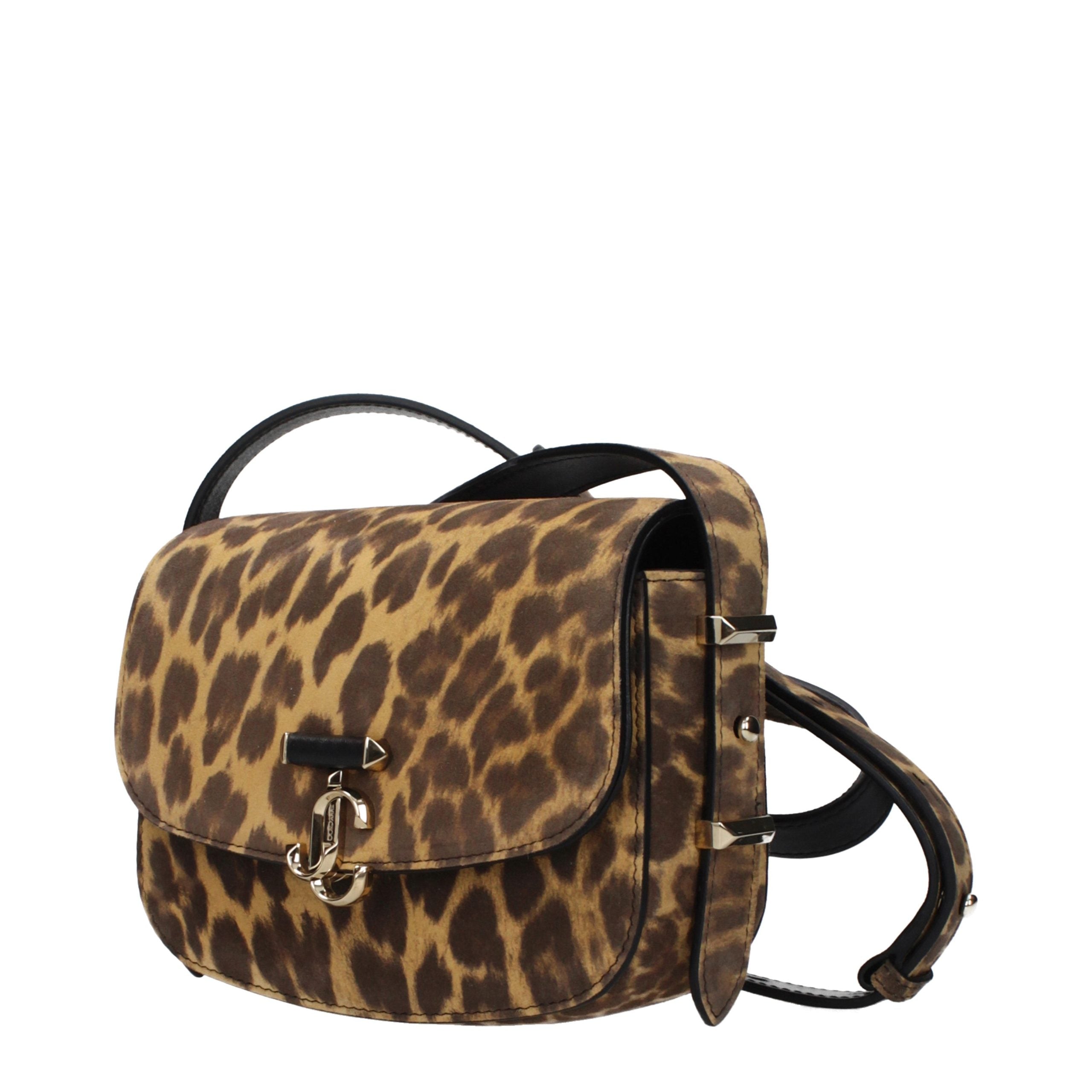 Jimmy Choo Brown Suede Crossbody Bag