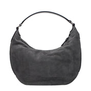 Jimmy Choo Gray Suede Shoulder Bag