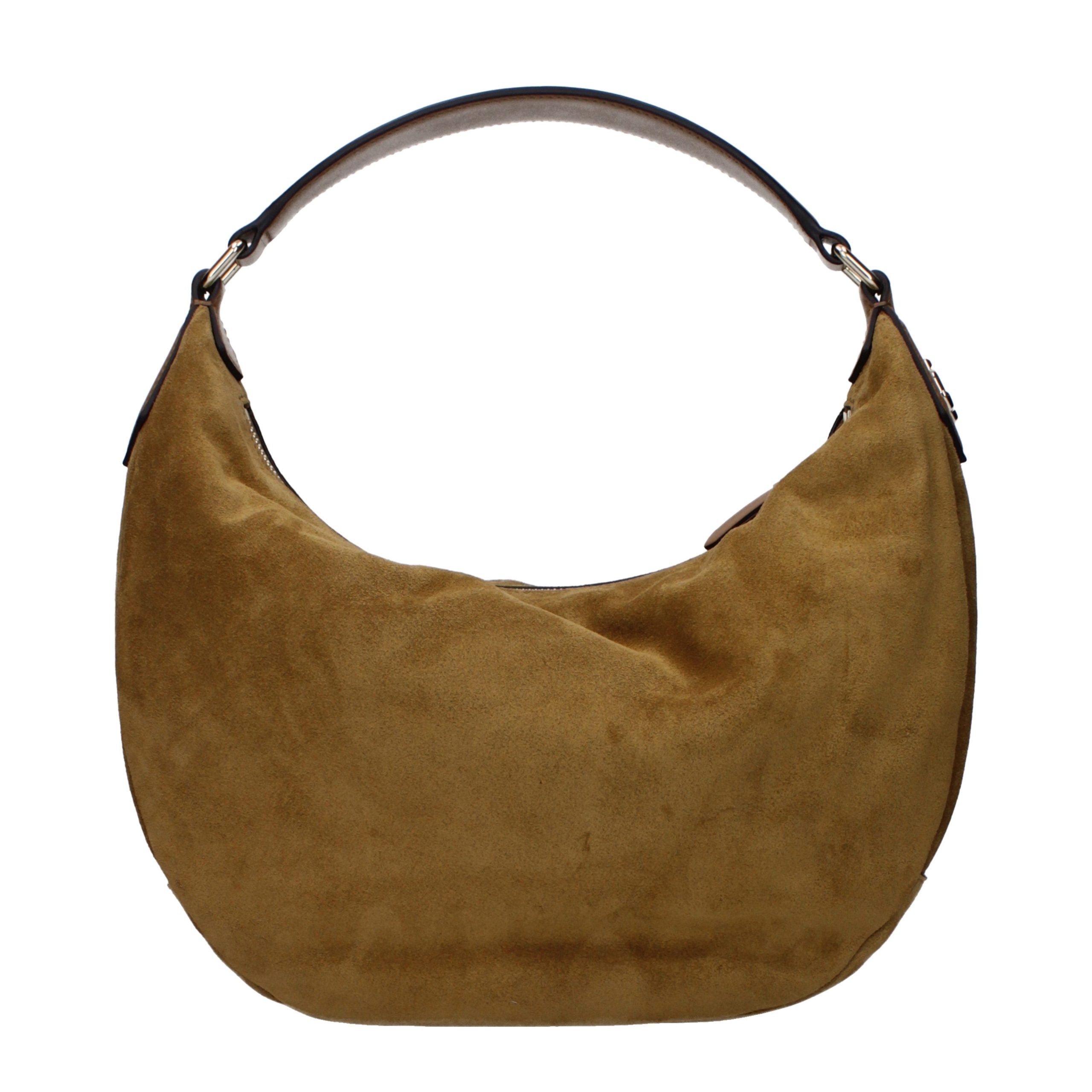 Jimmy Choo Brown Suede Shoulder Bag