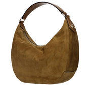 Jimmy Choo Brown Suede Shoulder Bag
