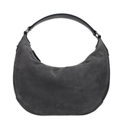 Jimmy Choo Gray Suede Shoulder Bag