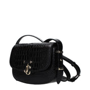Jimmy Choo Black Leather Crossbody Bag