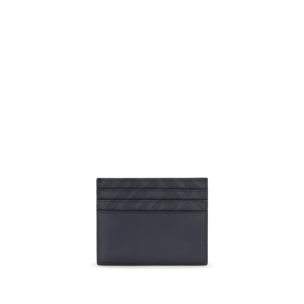 Fendi Beige Leather Squared Card Holder
