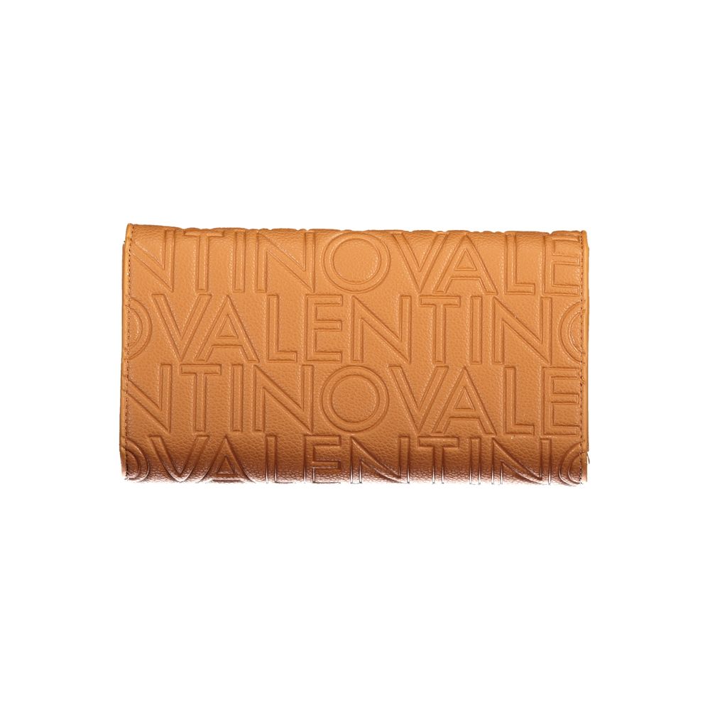 Valentino Brown Polyurethane Wallet