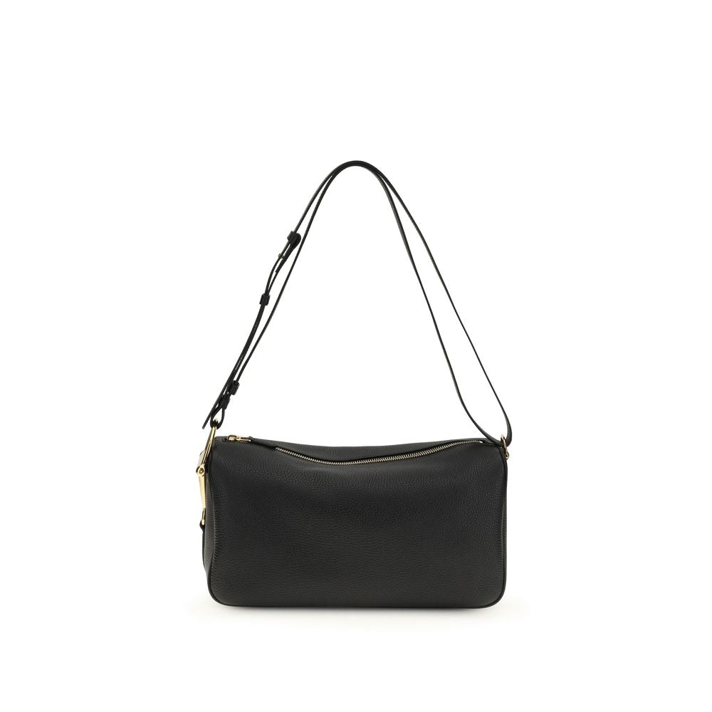 Gucci Brown Suede Half Horsebit Shoulder Bag