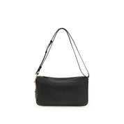 Gucci Brown Suede Half Horsebit Shoulder Bag