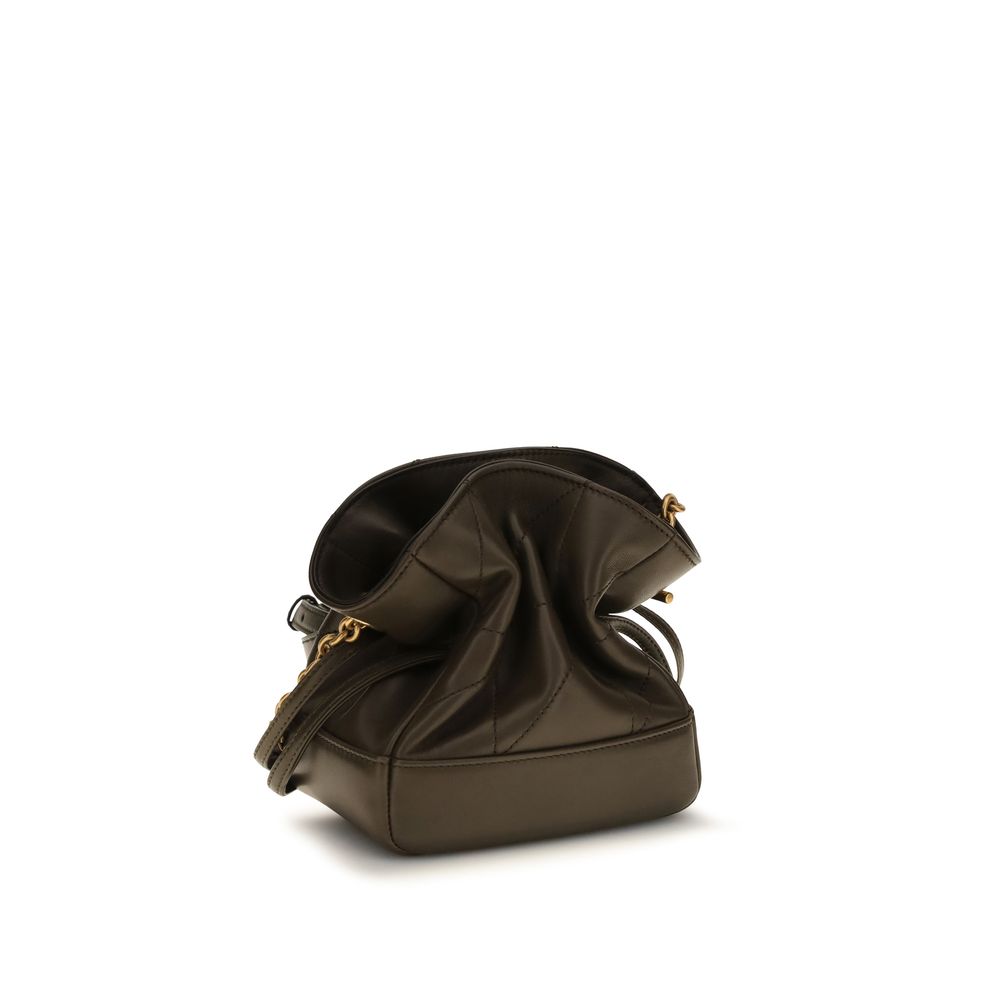 Saint Laurent Bicolor Lambskin Clutch Bag