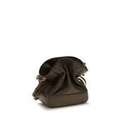 Saint Laurent Bicolor Lambskin Clutch Bag