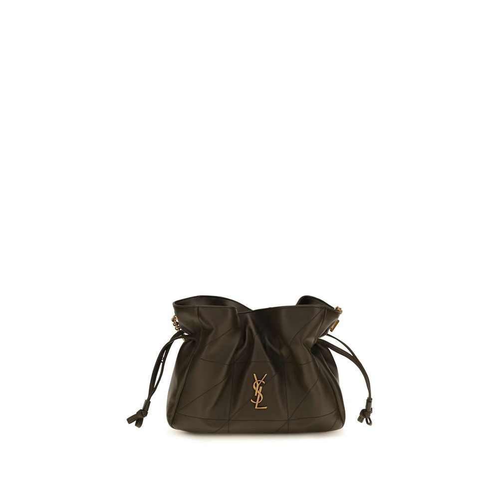 Saint Laurent Bicolor Lambskin Shoulder Bag