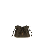 Saint Laurent Bicolor Lambskin Shoulder Bag