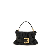 Balmain Black Calf Leather Anthem Shoulder Bag