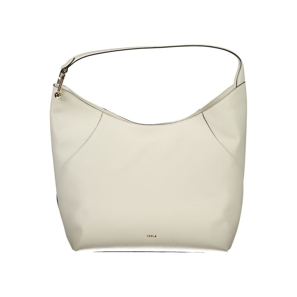 Furla White Leather Handbag