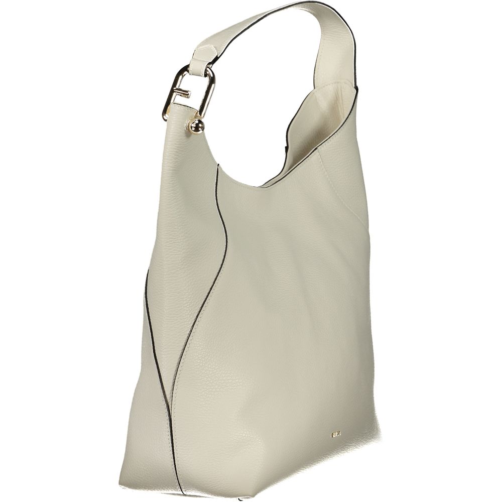 Furla White Leather Handbag