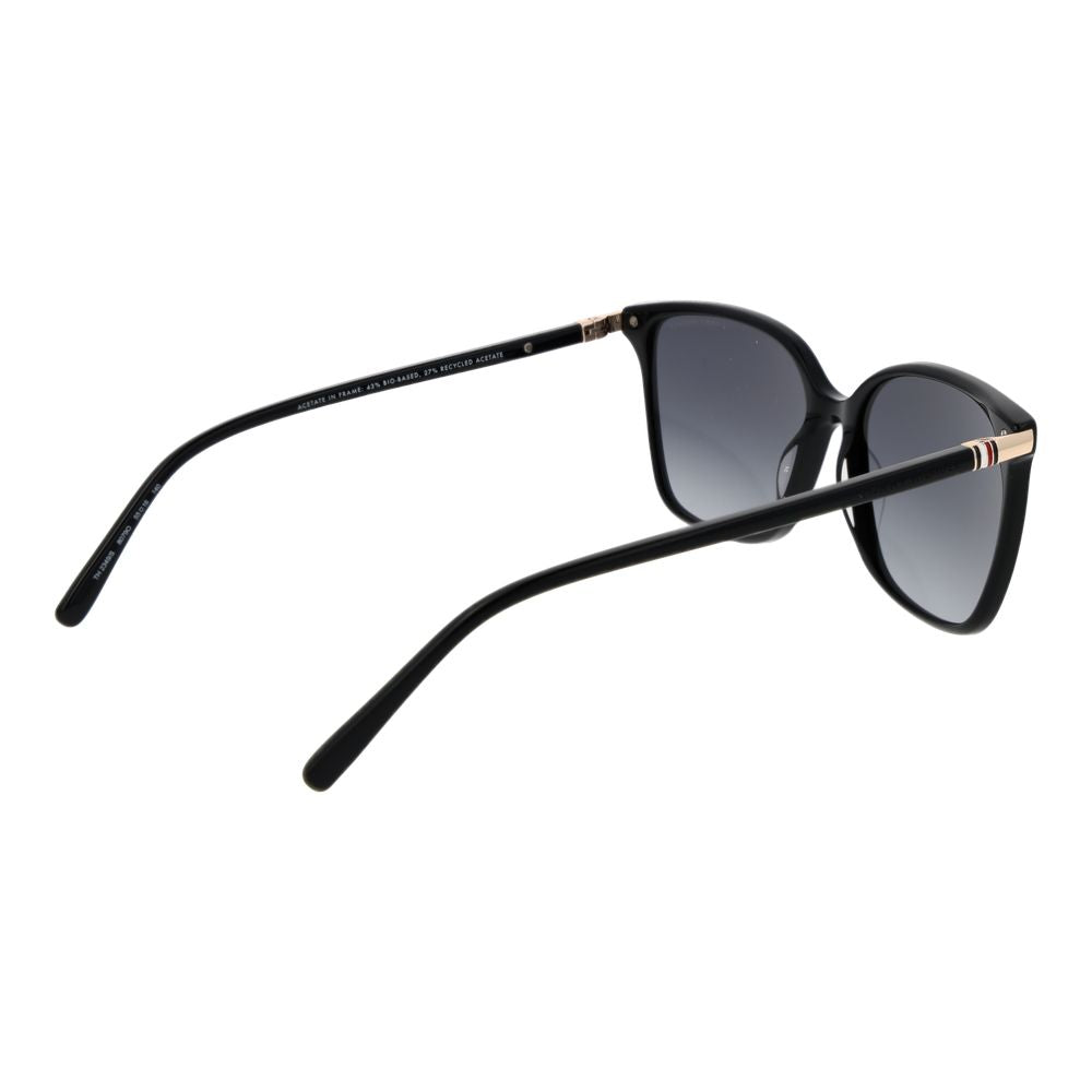 Tommy Hilfiger Black Acetate Square Sunglasses