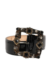 Dolce & Gabbana Black Calf Leather Fashion Belt