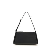 Calvin Klein Black Calf Leather Shoulder Bag