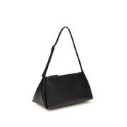 Calvin Klein Black Calf Leather Shoulder Bag