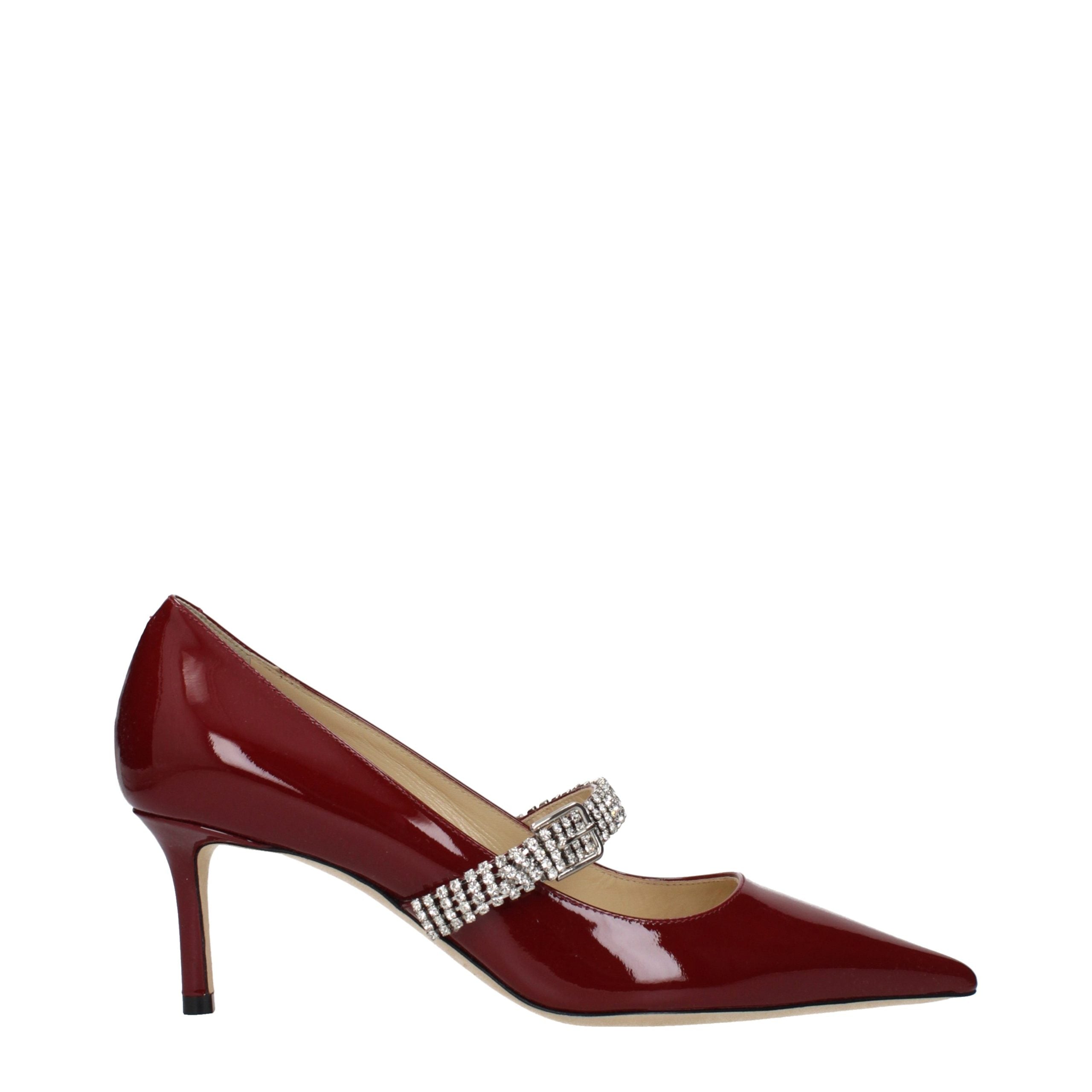 Jimmy Choo Red Patent Leather High-Heel Pumps