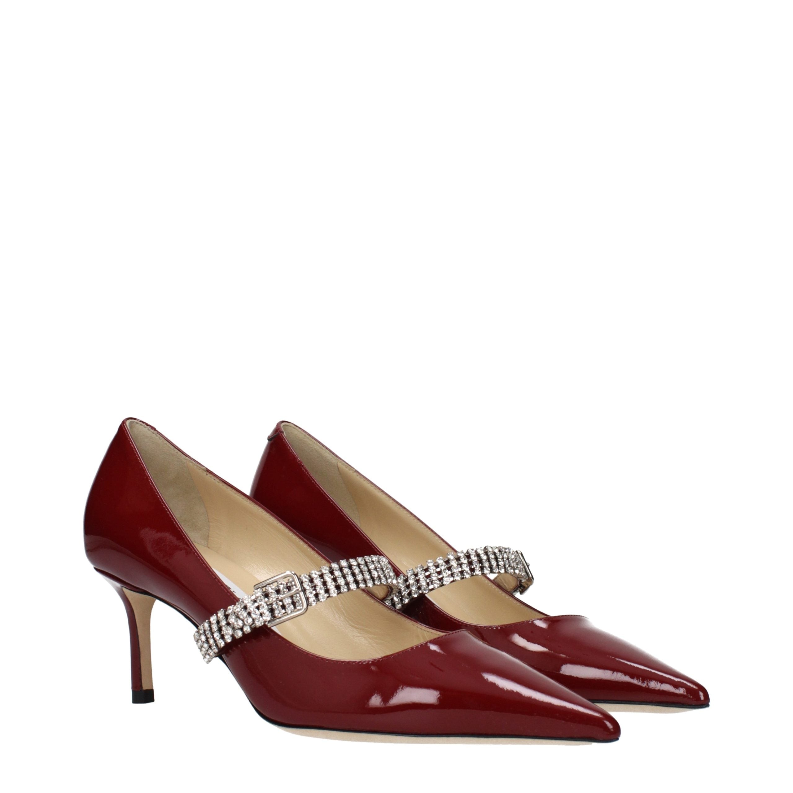 Jimmy Choo Red Patent Leather High-Heel Pumps