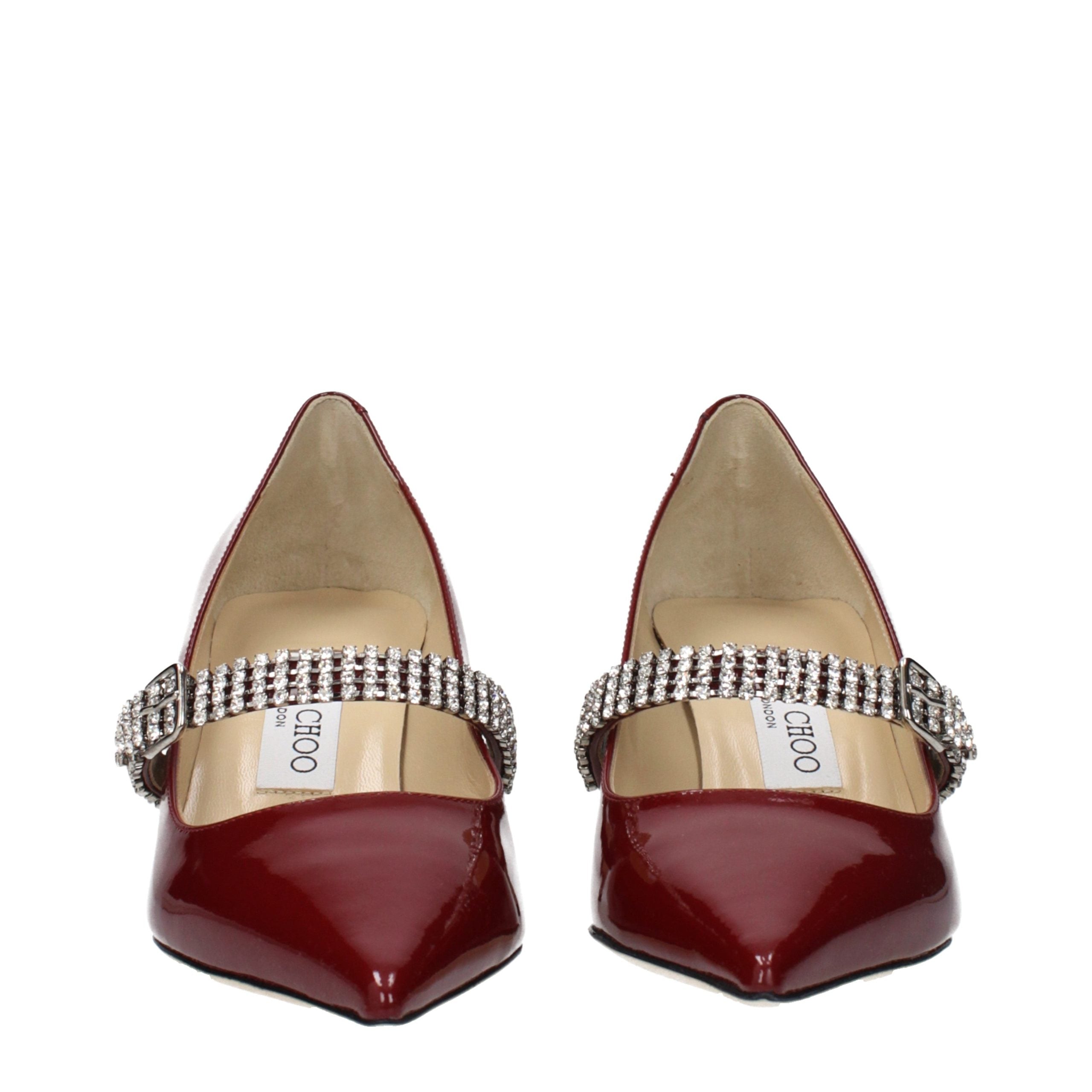 Jimmy Choo Red Patent Leather High-Heel Pumps