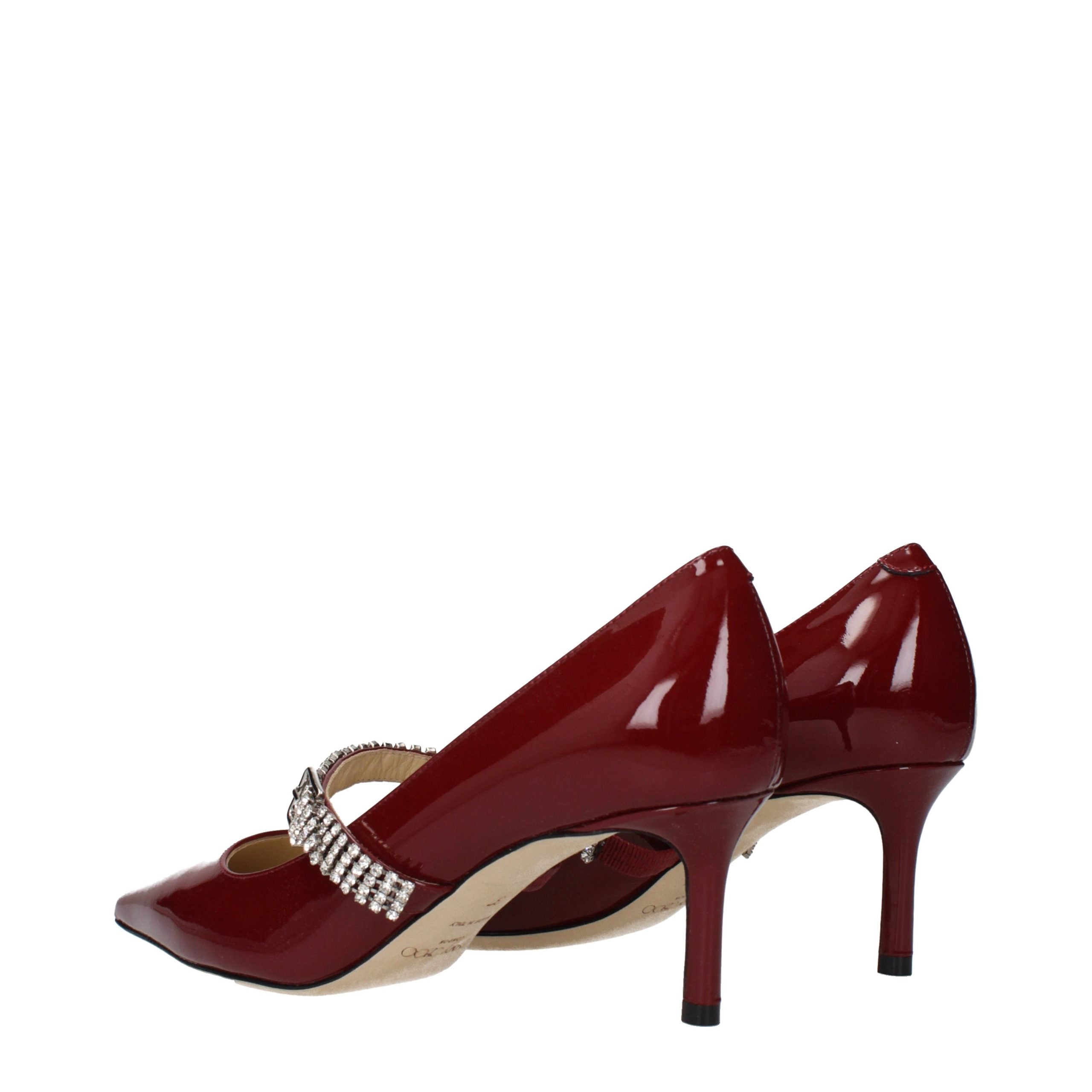 Jimmy Choo Red Patent Leather High-Heel Pumps