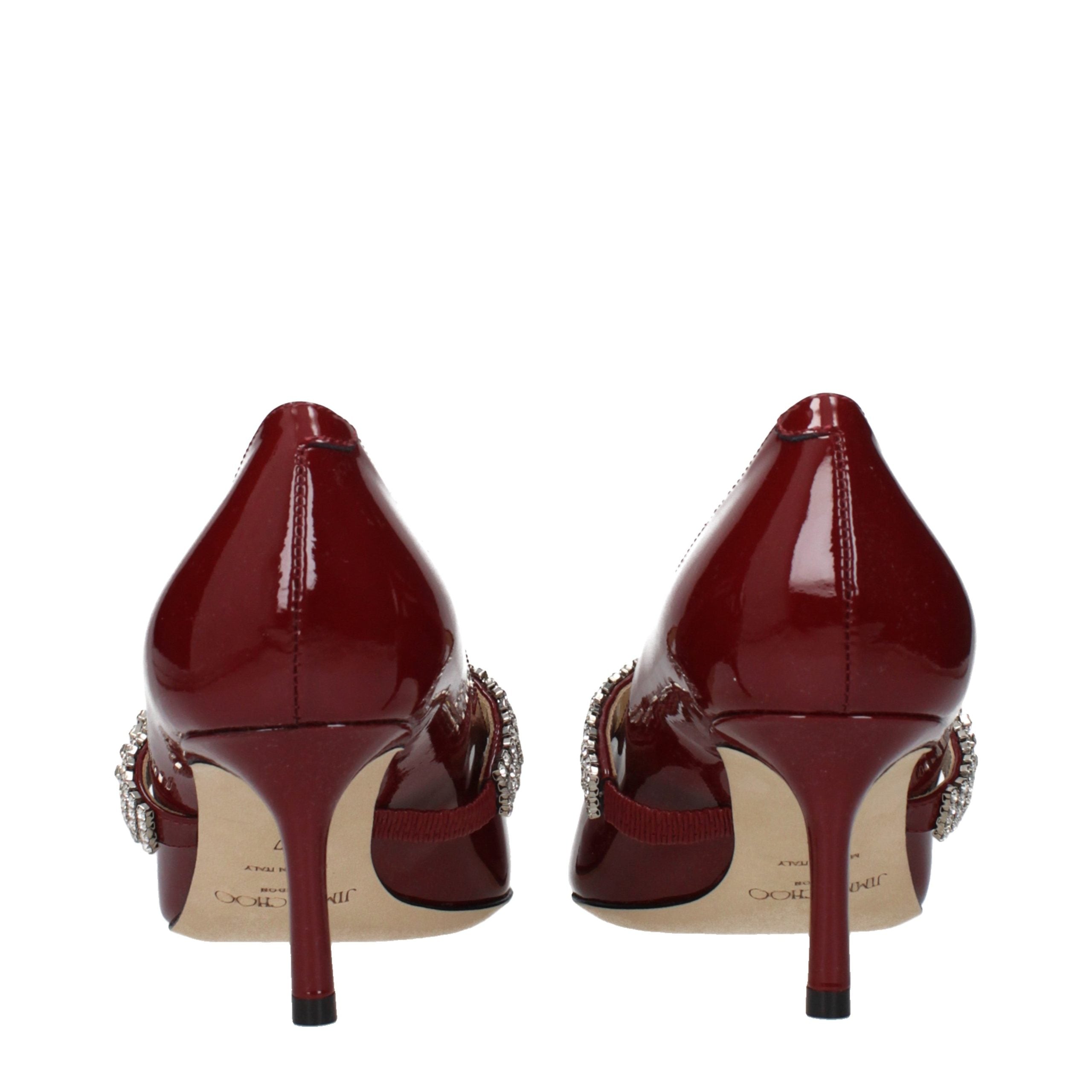 Jimmy Choo Red Patent Leather High-Heel Pumps