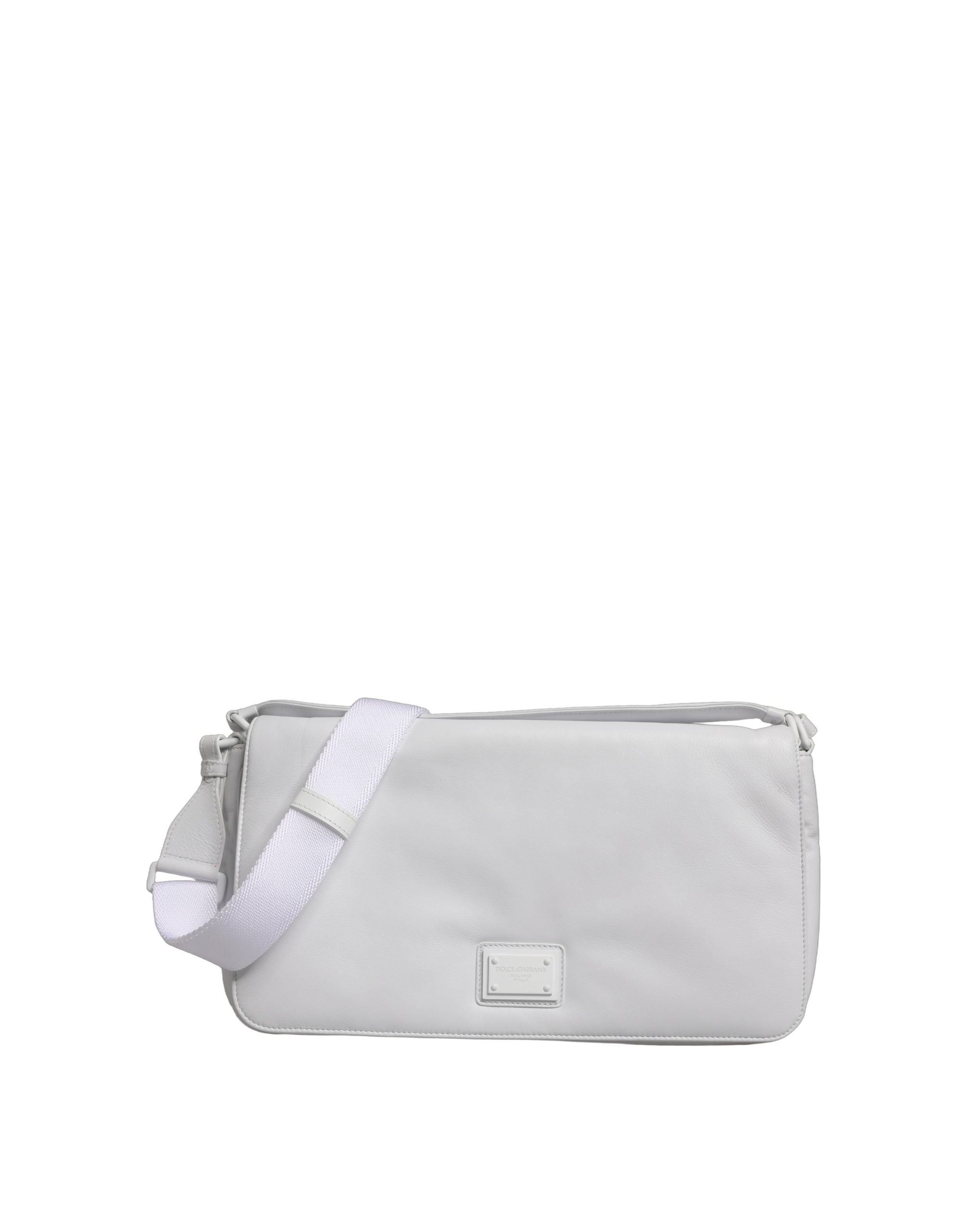 Dolce & Gabbana White Nylon Polyurethane Crossbody Bag