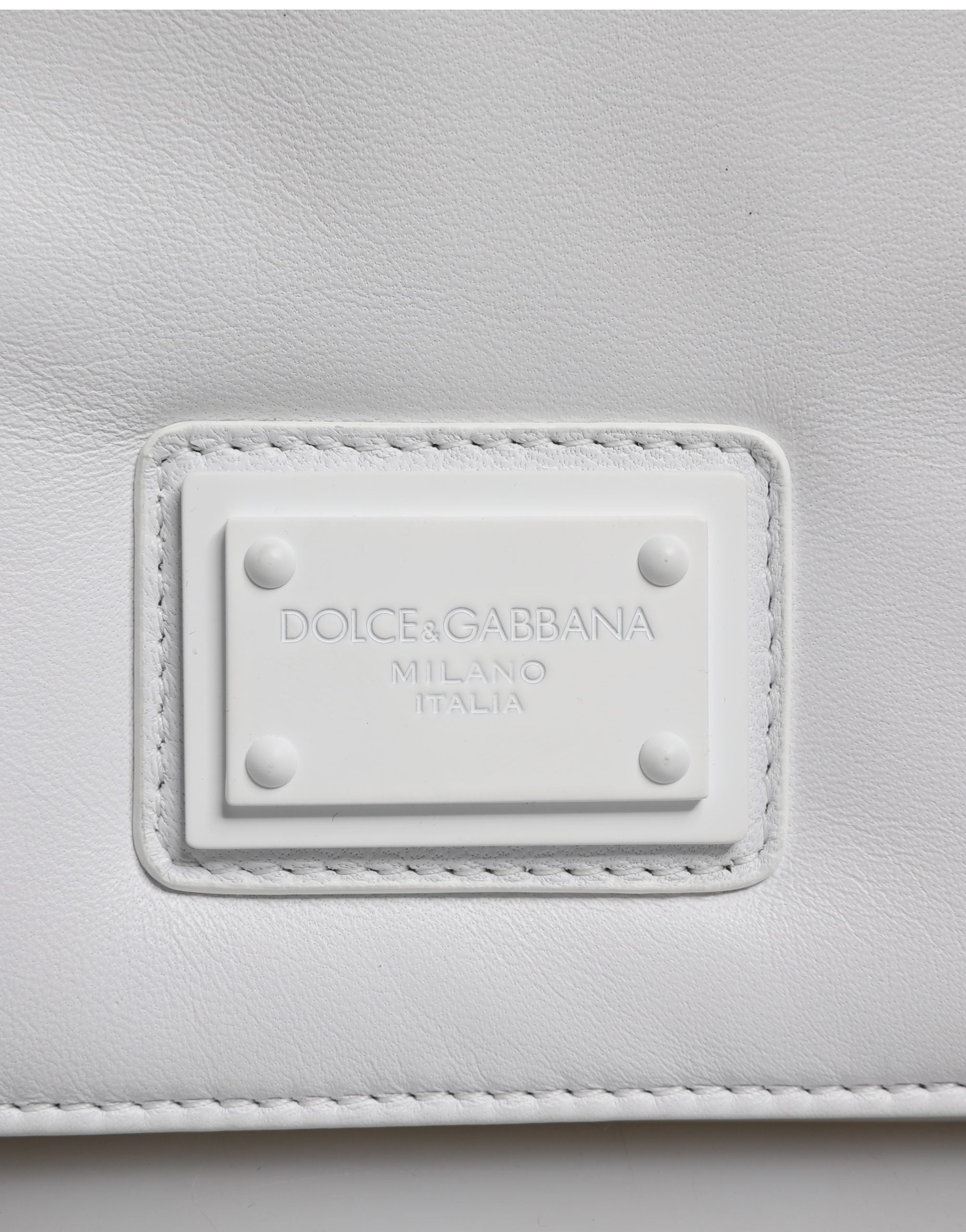 Dolce & Gabbana White Nylon Polyurethane Crossbody Bag