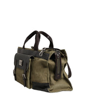 Dolce & Gabbana Military Green Leather Tote Bag