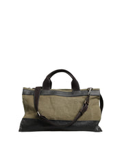 Dolce & Gabbana Military Green Leather Tote Bag