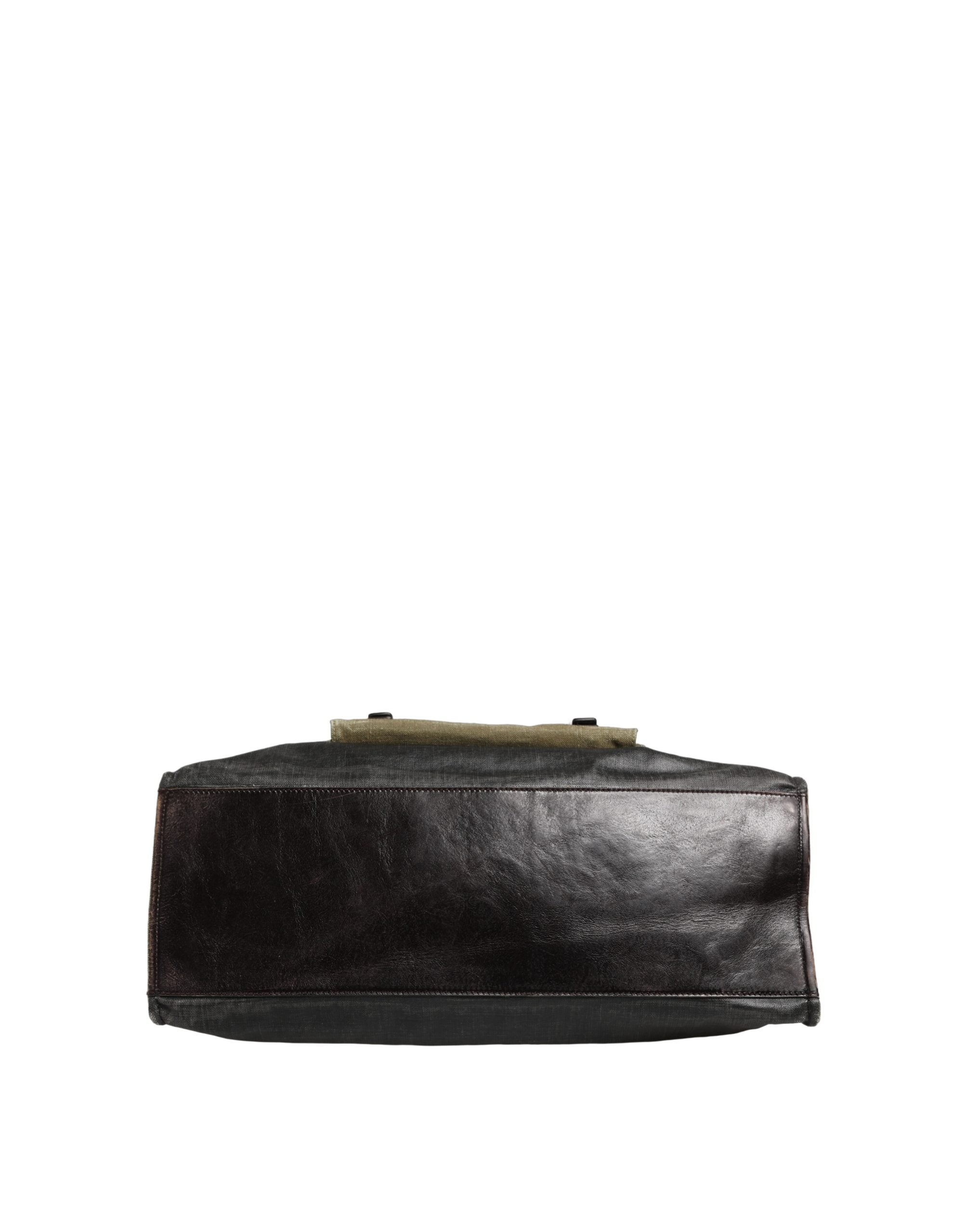 Dolce & Gabbana Military Green Leather Tote Bag
