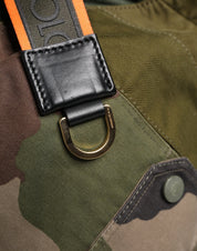 Dolce & Gabbana Military Green Cotton Rucksack Backpack