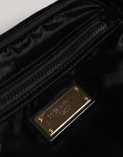 Dolce & Gabbana Black Nylon Waist Fanny Pack