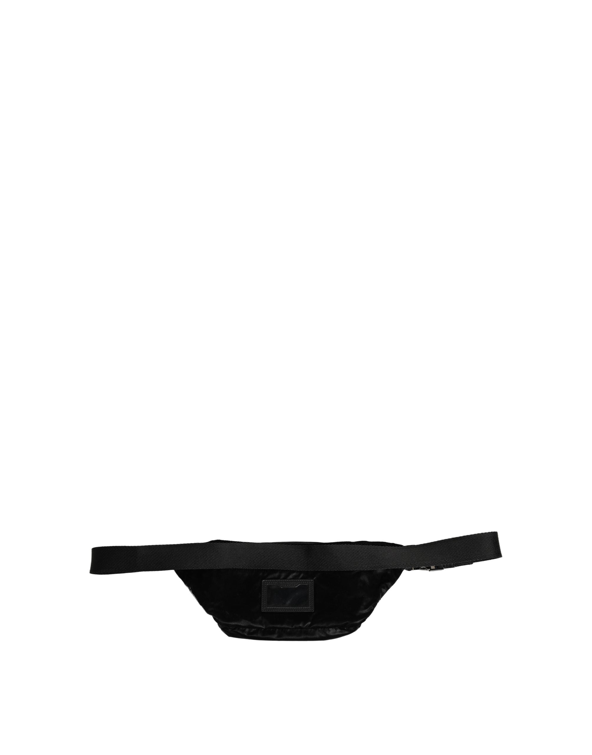 Dolce & Gabbana Black Nylon Waist Fanny Pack