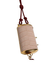 Dolce & Gabbana Pink Calf Leather Makeup Bag