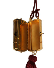 Dolce & Gabbana Pink Calf Leather Makeup Bag