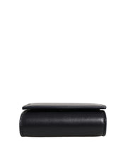 Dolce & Gabbana Black Calfskin Leather Bifold CoinPurse Wallet