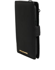 Dolce & Gabbana Black Calf Leather Flip Cover