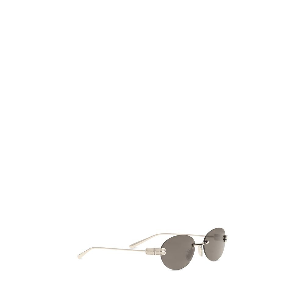 Balenciaga Silver Metal Gossip Sunglasses