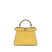 Fendi Bicolor Calf Leather Peekaboo ISeeU Petite Handbag