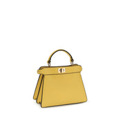 Fendi Bicolor Calf Leather Peekaboo ISeeU Petite Handbag