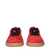 Valentino Garavani Red Suede Low Top Sneakers